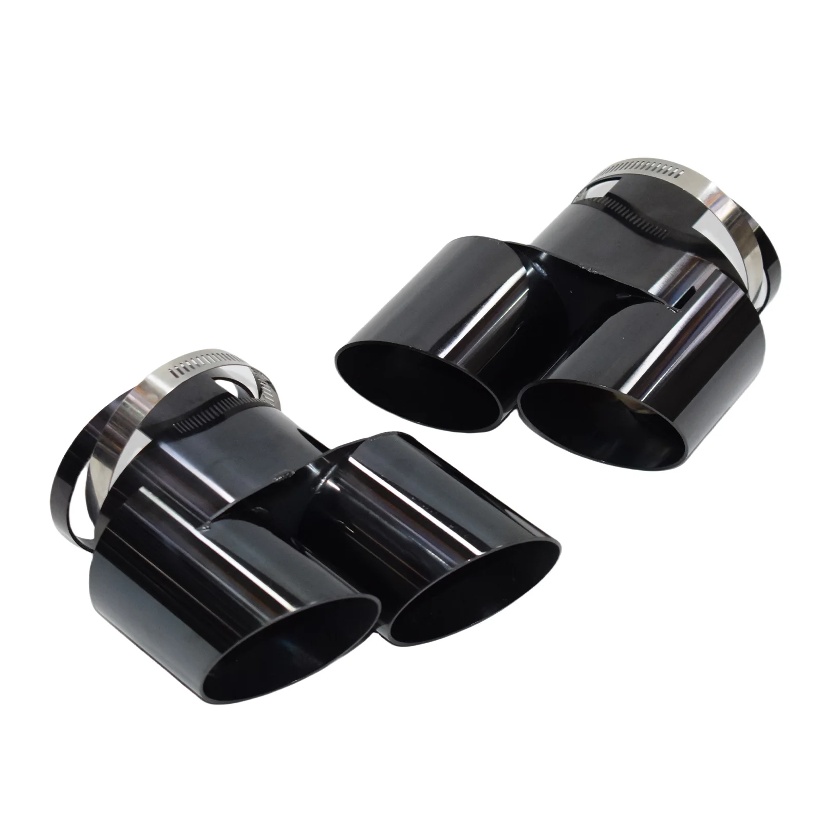 For BMW X5 X6 X7 G05 G06 G07 19-24 Car Exhaust Tip Cover SUS304 Stainless Steel TailPipe Cover Upgrade M60i Muffler Tip Nozzle