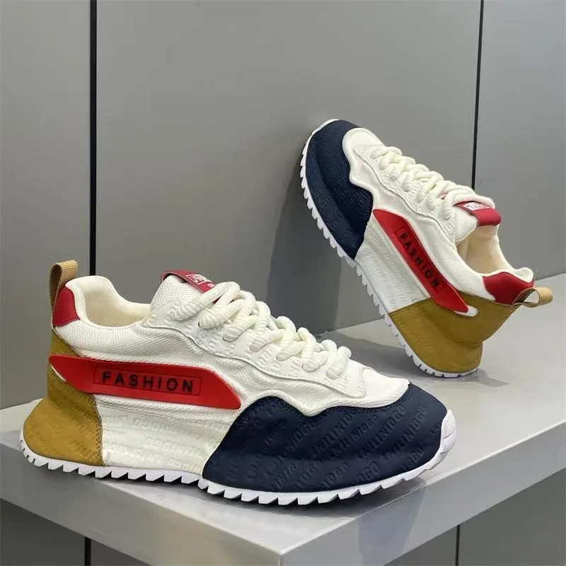 

Дизайнерские мужские кроссовки на платформе, роскошная брендовая повседневная обувь, дышащая тренировочная обувь для мужчин, спортивные кроссовки Tenis Masculino