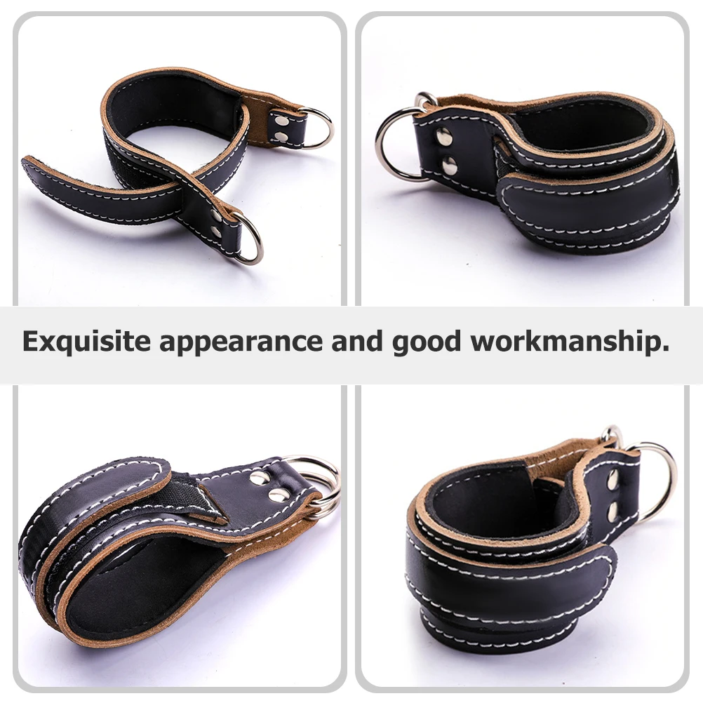 

1pc Professional Ankle Straps For Cable Machine Durable Wear-Resistant Safety Fixing Band Leg Strength Training Glute Activation