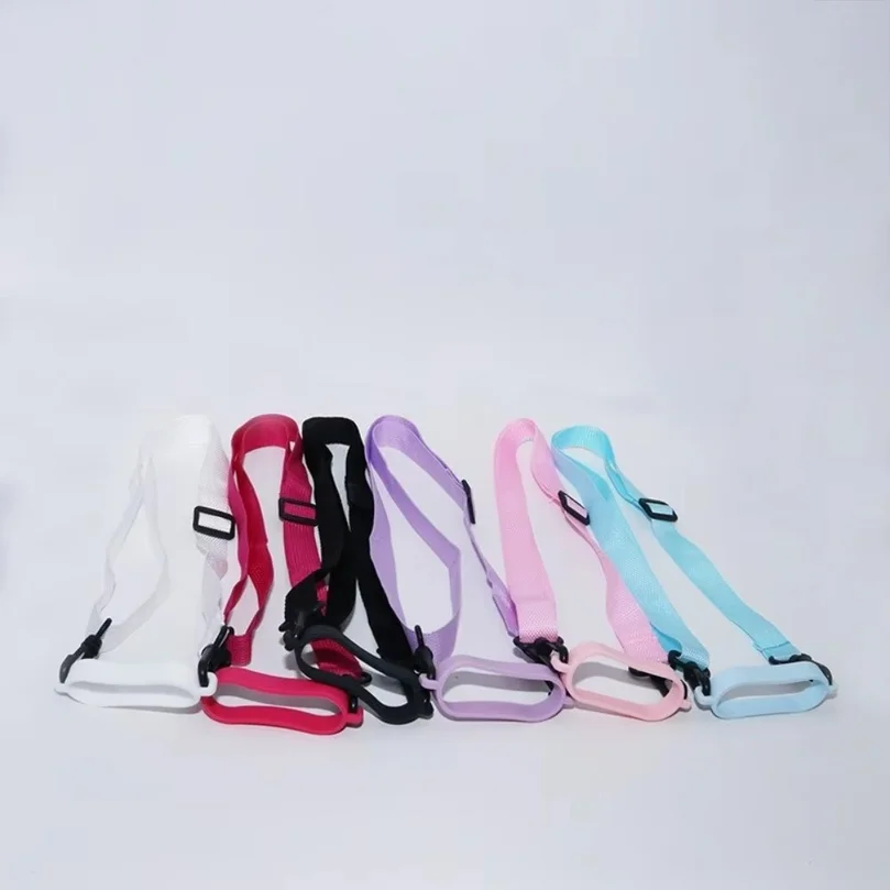 New Adjustable Water Bottle Handle Strap 25mm Portable Water Cup Crossbody Strap Shoulder Rope For Tumbler