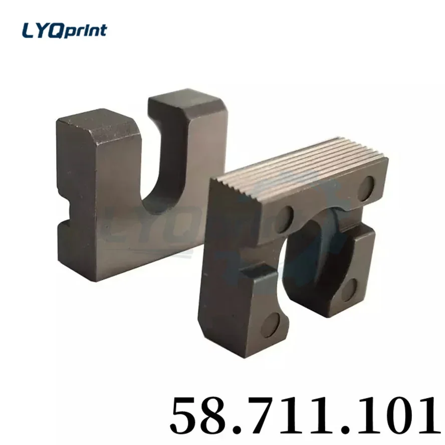 Best Quality SM102 Impression Cylinder Gripper Straight Line Pad 58.711.101 Straight Grain Gripper Pad For Heidelberg