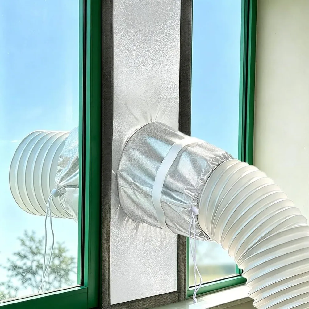 Thermal Insulation Sealing Cloth for Portable AC Units Made of Silver Coated Oxford Fabric with Light Blocking Function