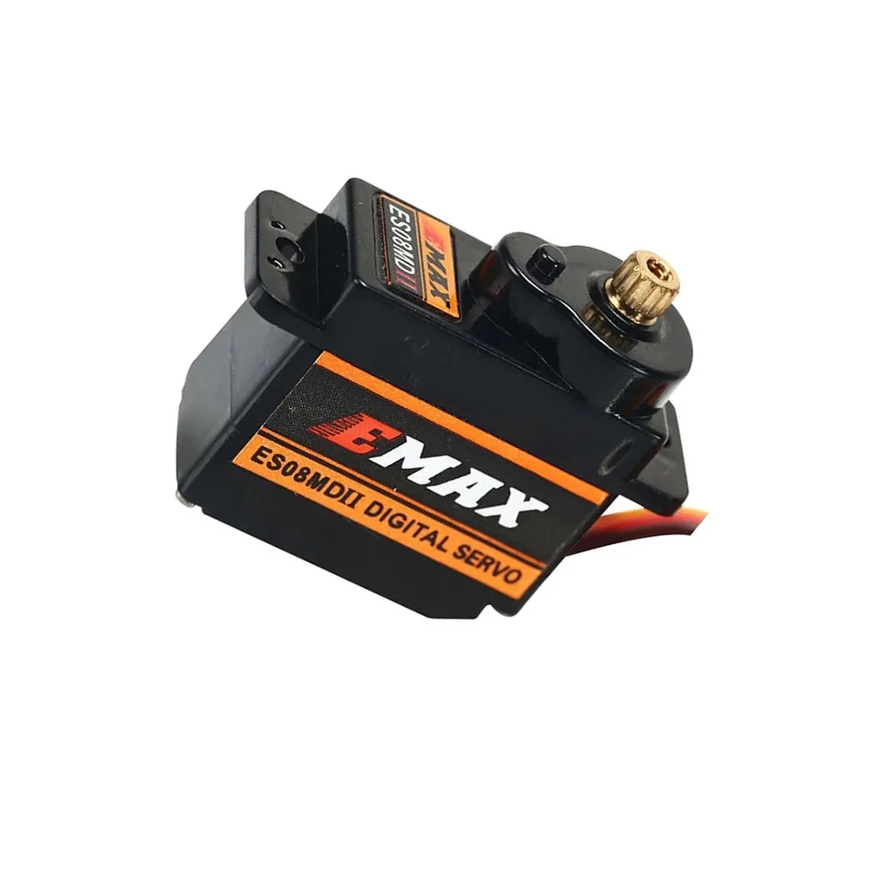 2/4PCS EMAX ES08MD II ES08MD-II ES08MDII Cyfrowy serwomechanizm 12g/2.4kg/ Szybka mini przekładnia metalowa do modeli RC łodzi i robotów samochodowych
