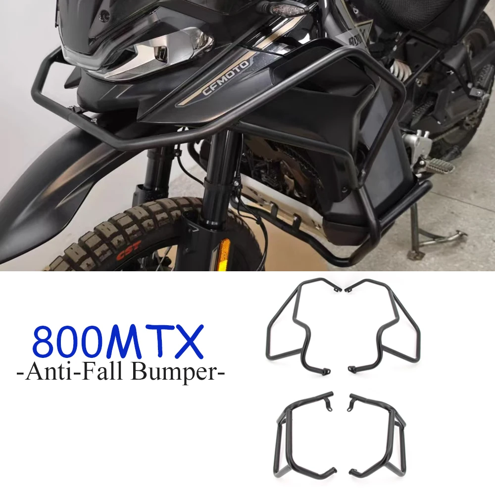 For CFMOTO 800 MT-X Engine Guard Highway Crash Bars NEW 800MT-X Motorcycle Anti-Crash Bar Frame Protection Bumper Frame Bar Kit