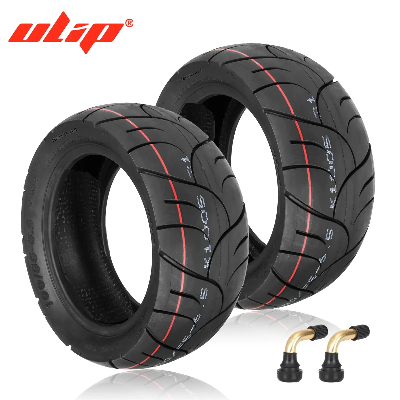 ULIP 2 uds 100/55-6,5 neumático sin cámara 11 pulgadas neumático de vacío grueso para patinetes Dualtron Ultra2 THUNDER Kaabo Wolf Warrior