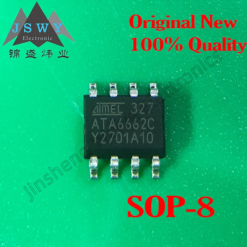 (2-10PCS)ATA6662C Original SOP-8 LIN Bus Transceiver Chip SMD In Stock Ships Fast!