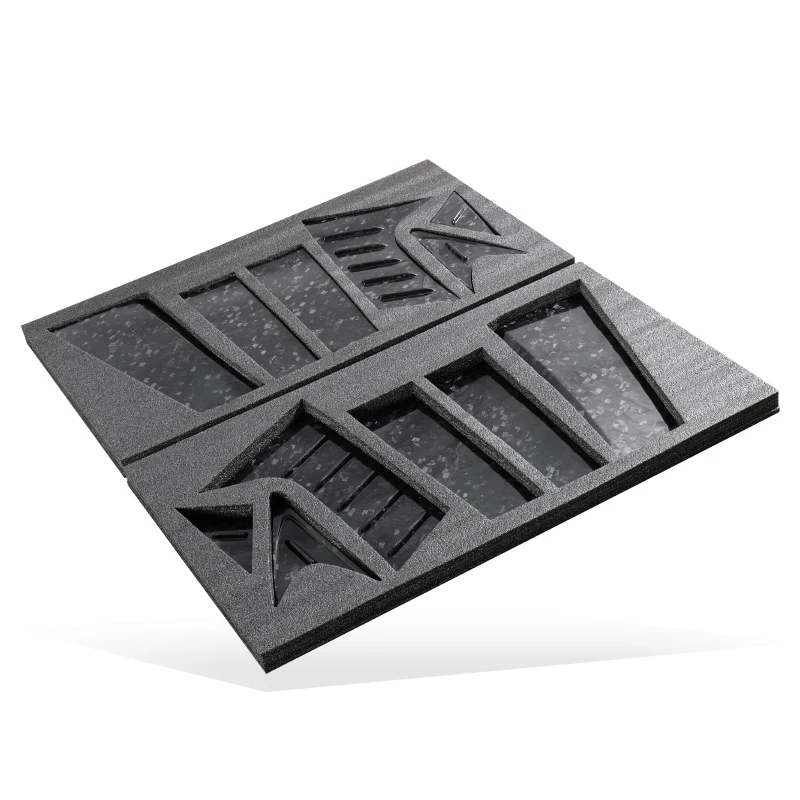Real Carbon Fiber Body Column Decorative Sticker for 24 for Toyota Alpha Wilfa Modification System Exterior Accessories