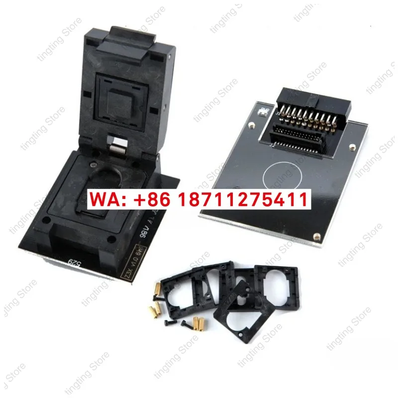 Soporte de prueba de enchufe Original Z3X Easy JTAG Plus Box EMMC 6 en 1