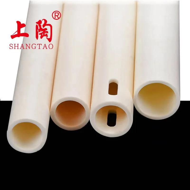 Parti isolanti in porcellana con tubo filettato in ceramica Mullit resistente alle alte Temperature