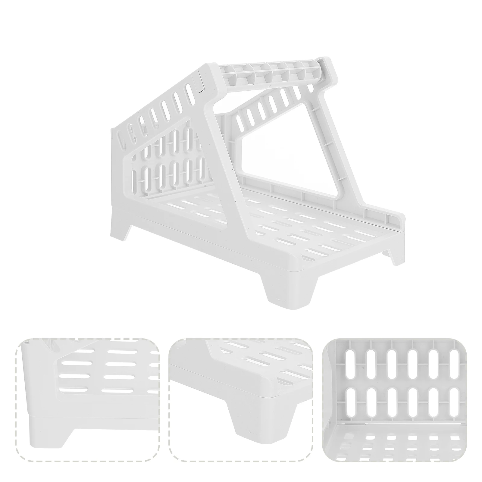 حامل ملصقات متعدد الوظائف للطابعة المكتبية، ملصقات قابلة للطي بمروحة لفة متوافقة مع سهلة التجميع، ورق حراري من البلاستيك بحجم St