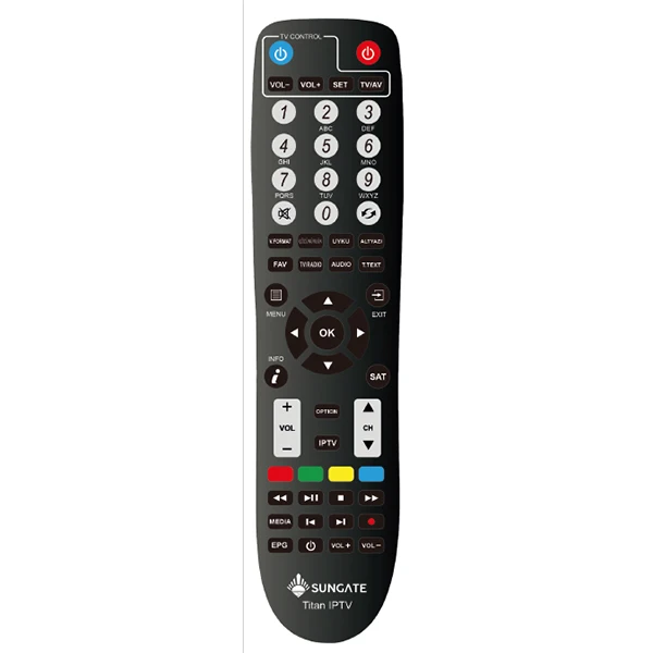 WEKO KR SUNGATE TITAN IPTV HD TV controlled satellite receiver remote control