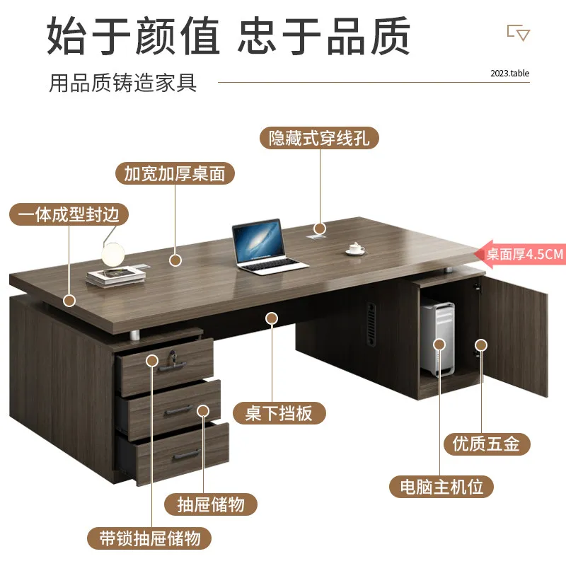 Office Furniture: Executive Desk Manager's Desks Mid-Level Supervisor's Table Home Computer Desk Office Furniture