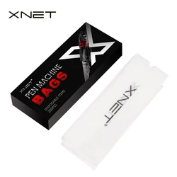 XNET 200Pcs Disposable Cartridge Pen Machine Grip Sleeve Covers Plus Size for Tattoo Pen Machine Clear Cover Bags