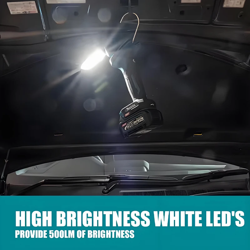 

DML801 18V Indoor Outdoor Work Lights Rechargeable Ultra Bright Lights LXT Lithium-Ion Cordless 12 LED Flashlight Only