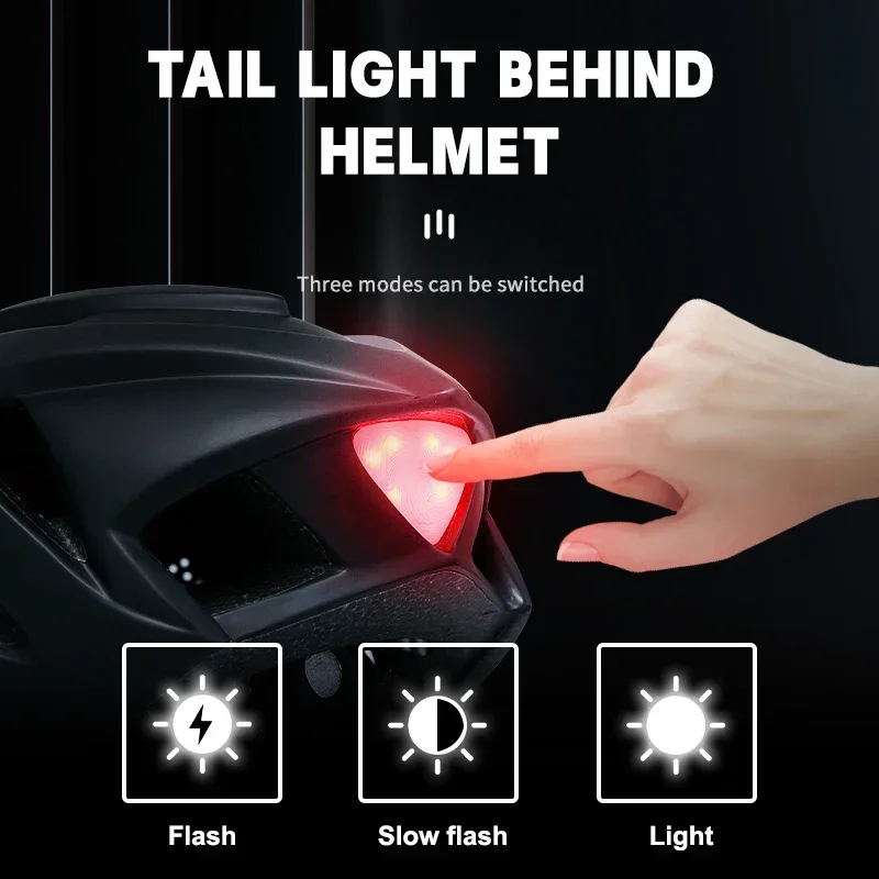 X-TIGER Bicycle Helmet Man Women Mountain Bike Helmet LED Light Cycling Helmets For Riding Cycling Sports Skateboard Scooter