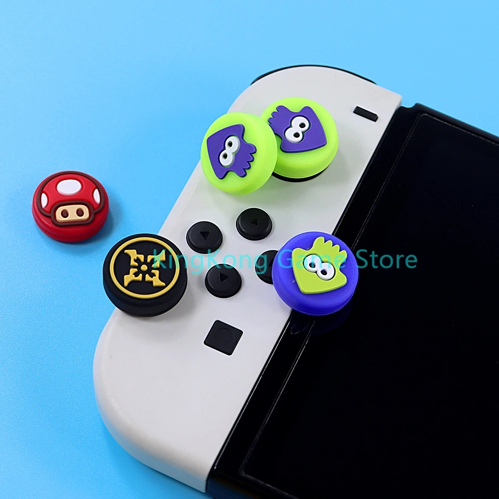 20PCS Silicone Joystick Cap Cover For NS Switch Analog Thumb Stick Grips Protection Caps For Nintend Switch Joy Con Accessories