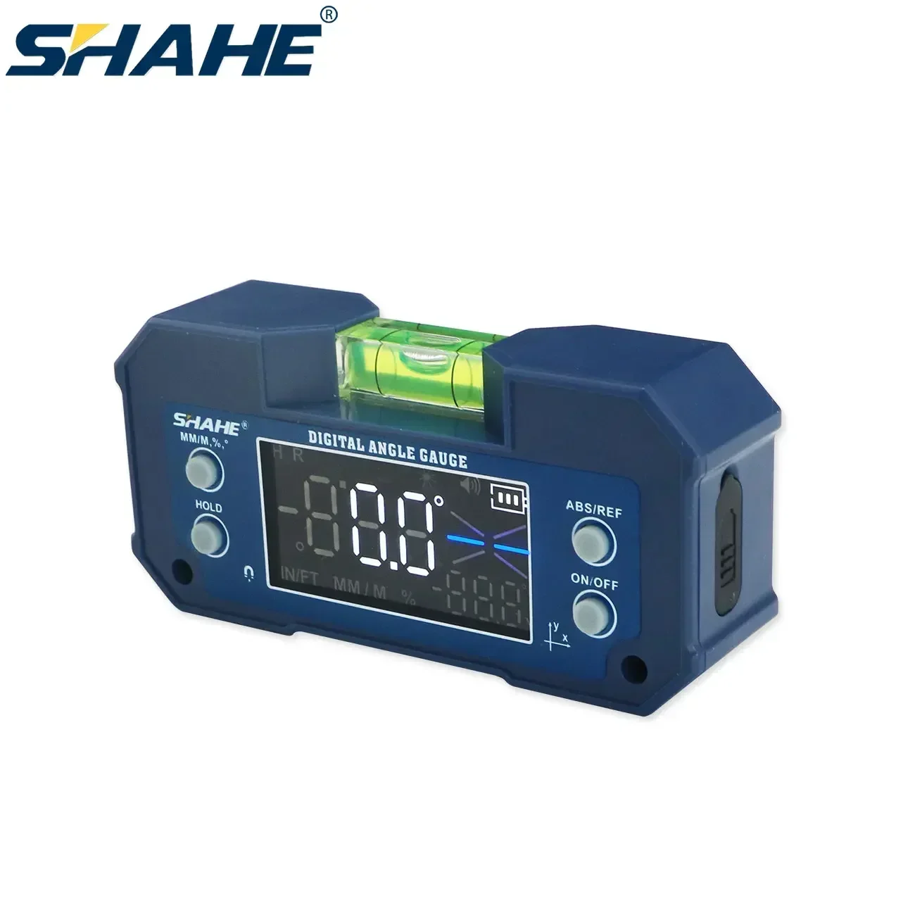 

SHAHE Digital Angle Protractor Rechargeable Dual Axis High Precision Level Gauge Digital Angle Meter With Wireless Optional