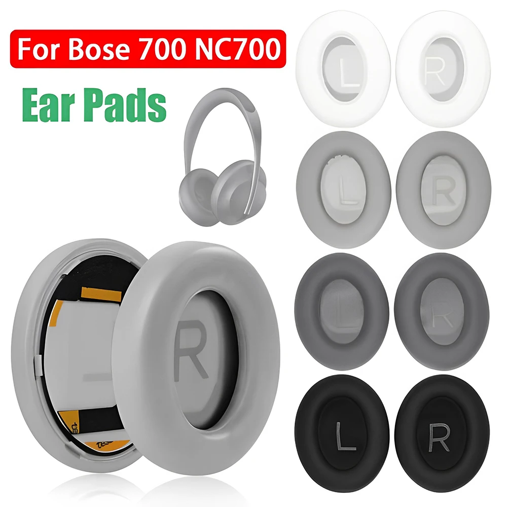 

Headphone Pad Replacement Ear Pads Artificial Leather Soft Memory Foam Ear Cushions for Bose 700 NC700 Headphones Part