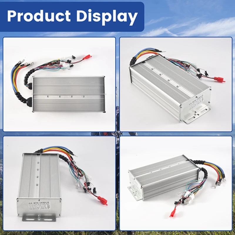 48V-72V 5000W Tricycle FOC Controller, Battery Car, Intelligent Brushless Motor Controller, Electric Car