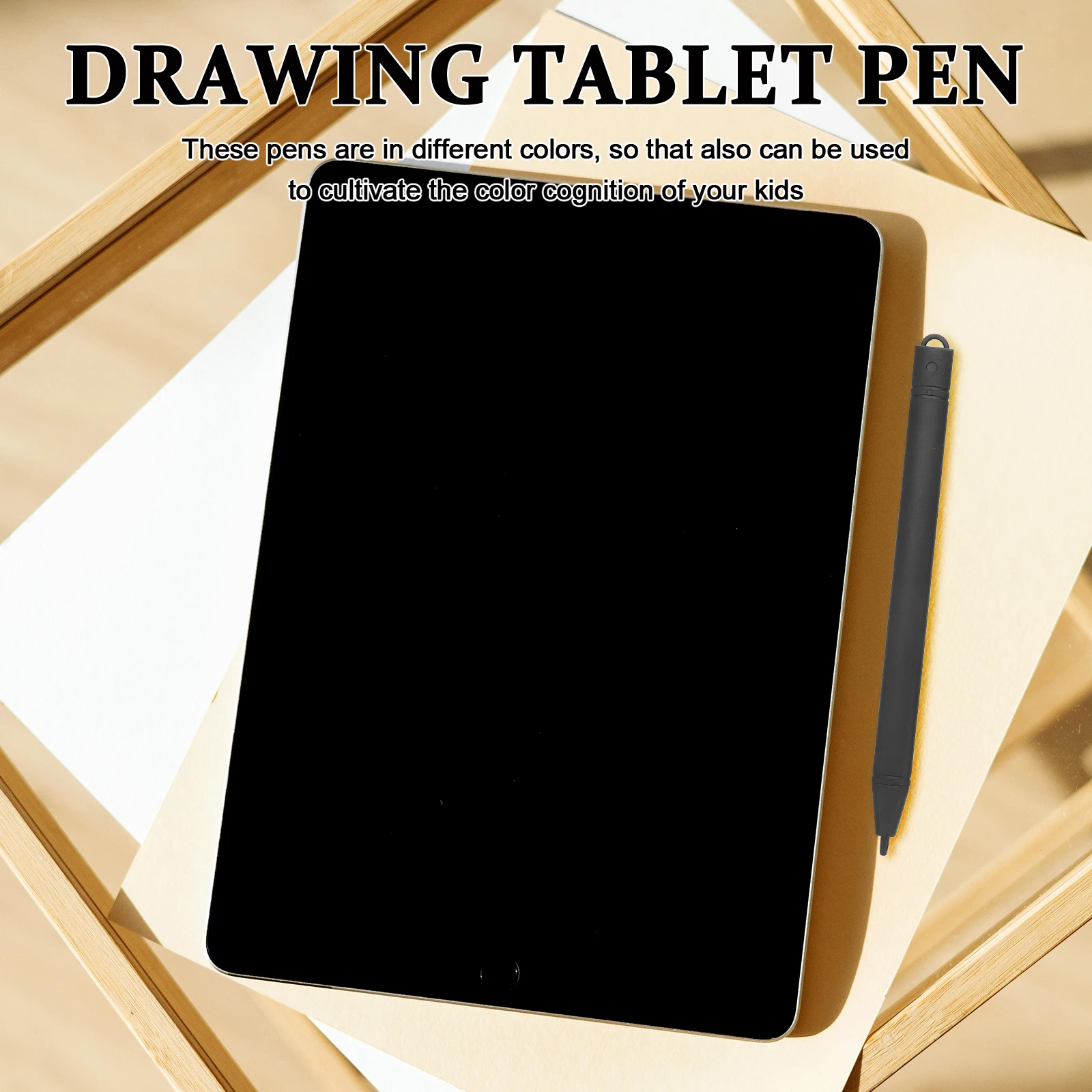 

6 pcs LCD Drawing Board Smooth Writing Tablet Pen Comfortable Painting Pen Durable Plastic Pens for Doodle Parent