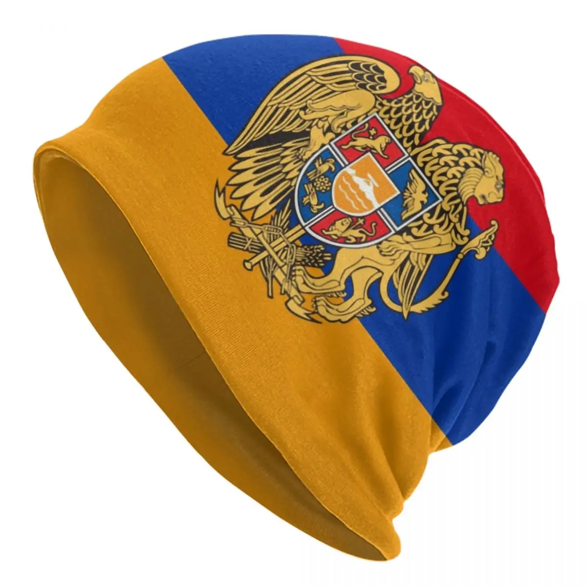 

Пользовательские гордые армянские шапки Skullies, модные зимние теплые женские и мужские вязаные шапки унисекс для взрослых, шляпы с флагом Армении