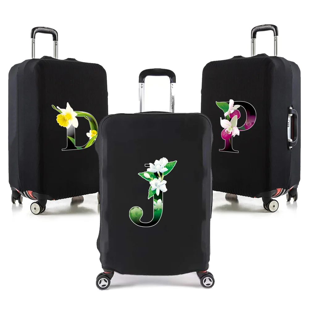 

New Luggage Cover Travel Accessories Protective Case 18-32inch Trolley Box Suitable Reusable Flower Color Printing Series