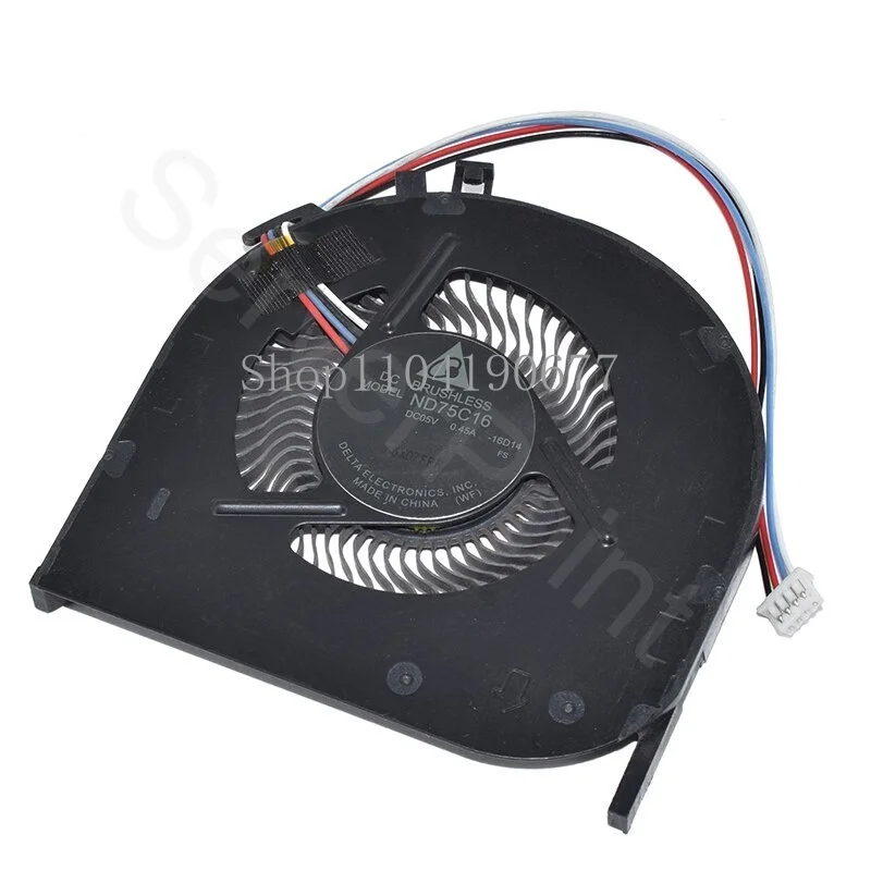 For Delta ND75C16-16D14 0.45A for Lenovo THINKPAD E580 Built-in CPU Cooling Fan