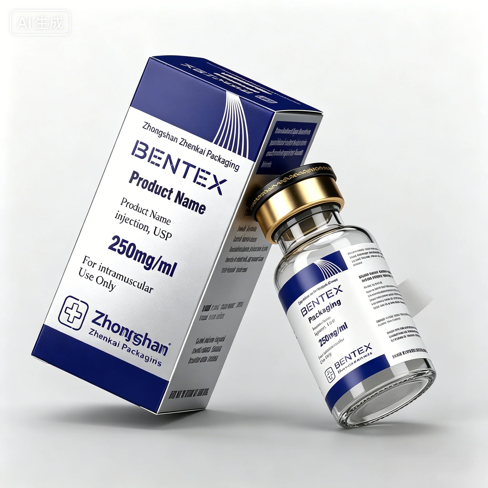 Custom Boxes & Scratch Resistant Vinyl Stickers,Matching Accessories for 3ml 5ml 10ml Peptide Vials