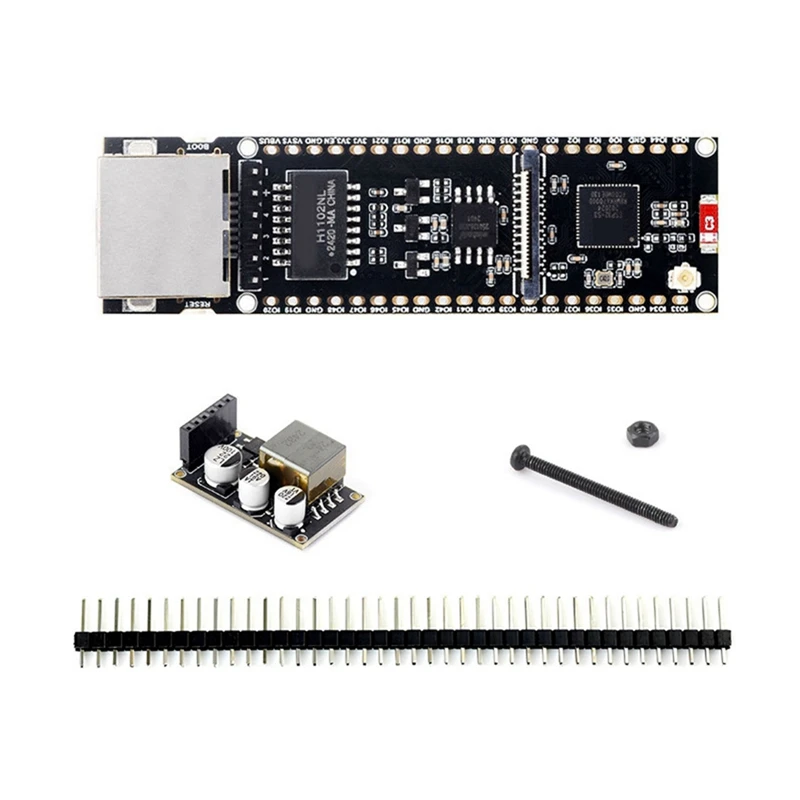 ESP32-S3 Ethernet Development Board With POE Module Supports Wi-Fi Bluetooth POE Dual-Core Plate Load Type-C Interface