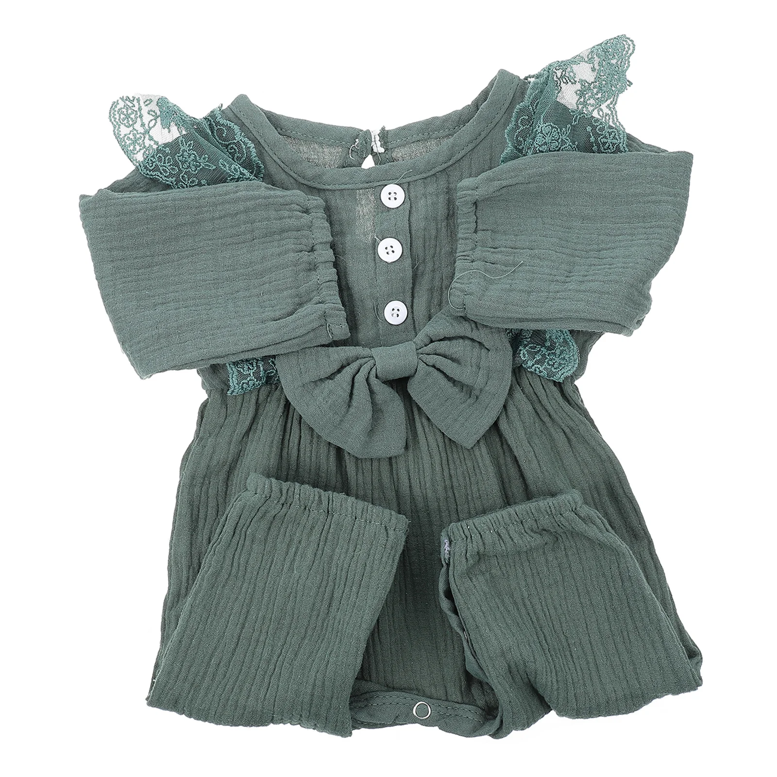 

1Pcs Newborn Summer Jumpsuit Pure Breathable Comfortable Lightweight Snap Buttons Easy Wear Summer Baby Jumpsuit