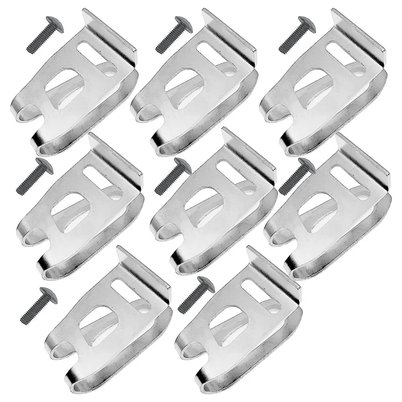 Cintura Fivela Cinto Gancho com Parafuso, Cinto Clip, Ferramenta Elétrica, 346449-3, 10pcs
