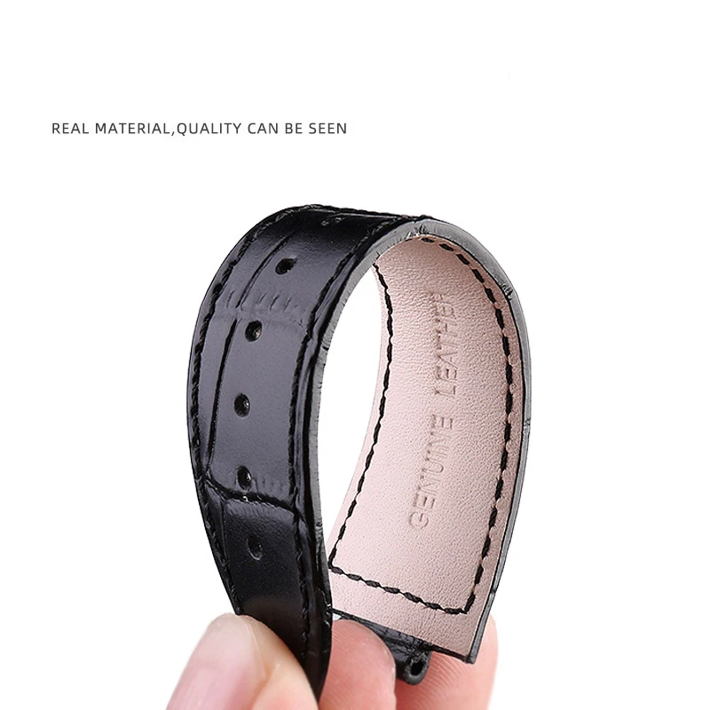 26*12mm Cowhide Leather Watchband for Tissot PRX Series 40MM T137.407/T137.410 Men\'s Casual Fashion Replacement +  tools