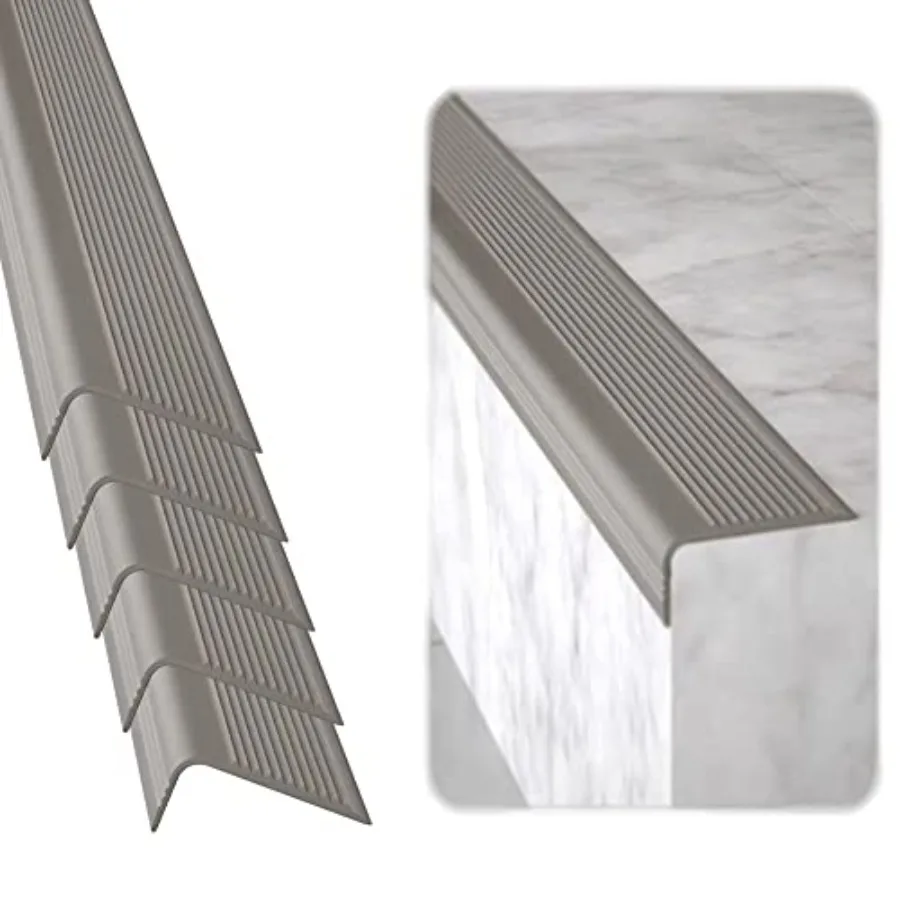 

Protector Pack of 5 36x2x1 inch Anti-Slip Corner Trim Rubber Strips - Waterproof Self-Adhesive cases for Outdoor and Indoor Use