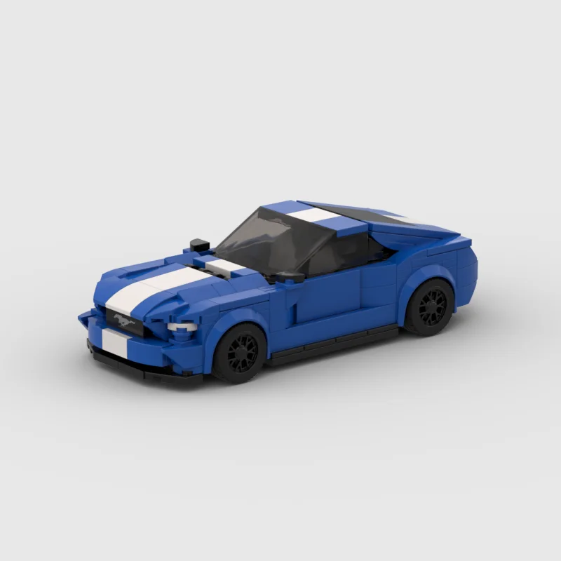 MOC Bricks Mustang Hoonicorn Car Speed Champion Racer  FIT Brick Racing Super Building Block Technical Toys For Kids Gifts