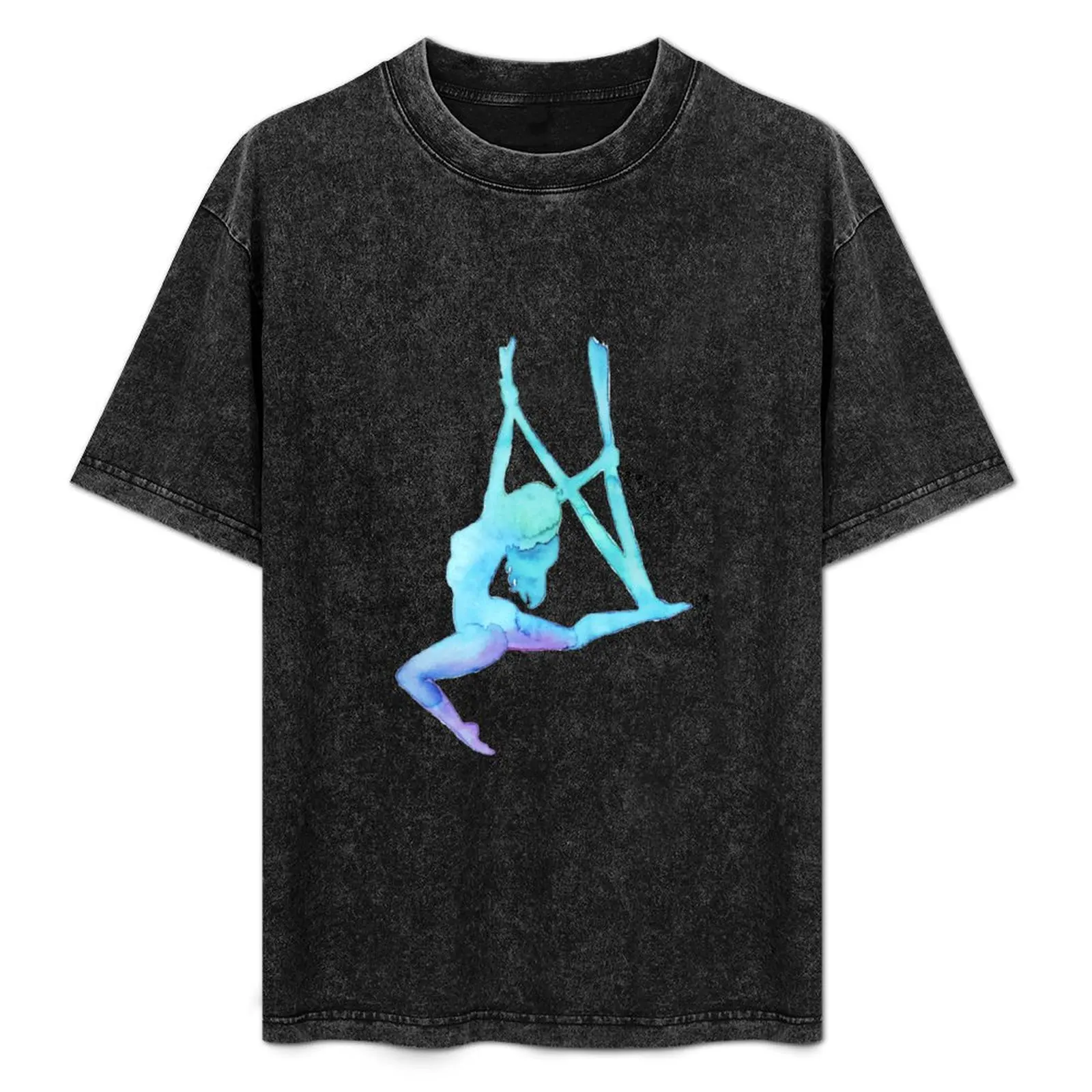 Aerial Girl - antigravity yoga T-Shirt plus size tops anime gifts for boyfriend vintage anime shirt men graphic t shirts