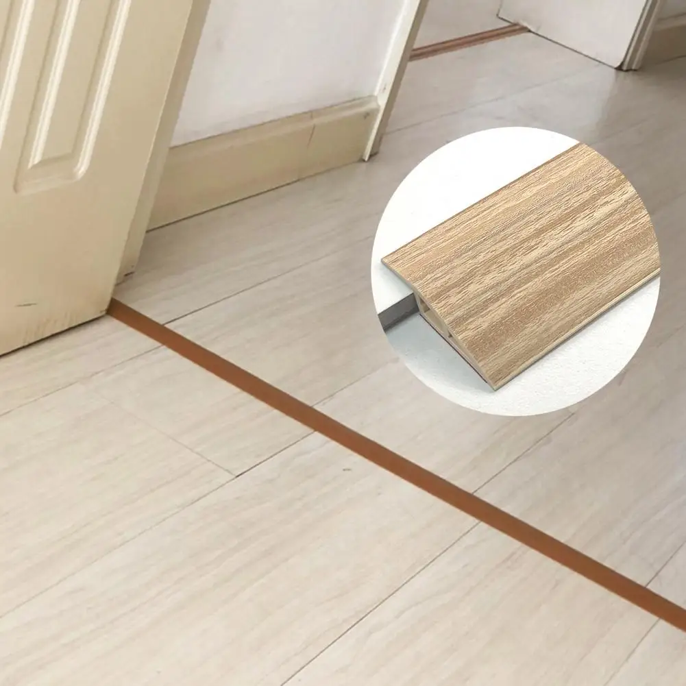 Pvc Floor Transition Strip Waterproof Floor Transition Strip Non-slip Pvc Threshold Ramp for Doorways Carpet Tile for Smooth