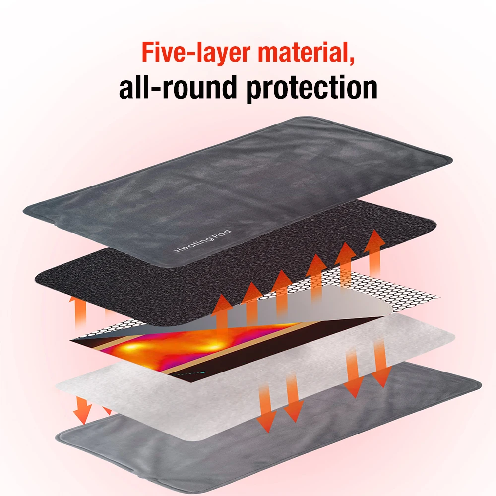 스마트 온도 조절 발 워머, 그래핀 난방, 전기 난방 발 워머, USB 발 보온 가방, 겨울 사무실 보온