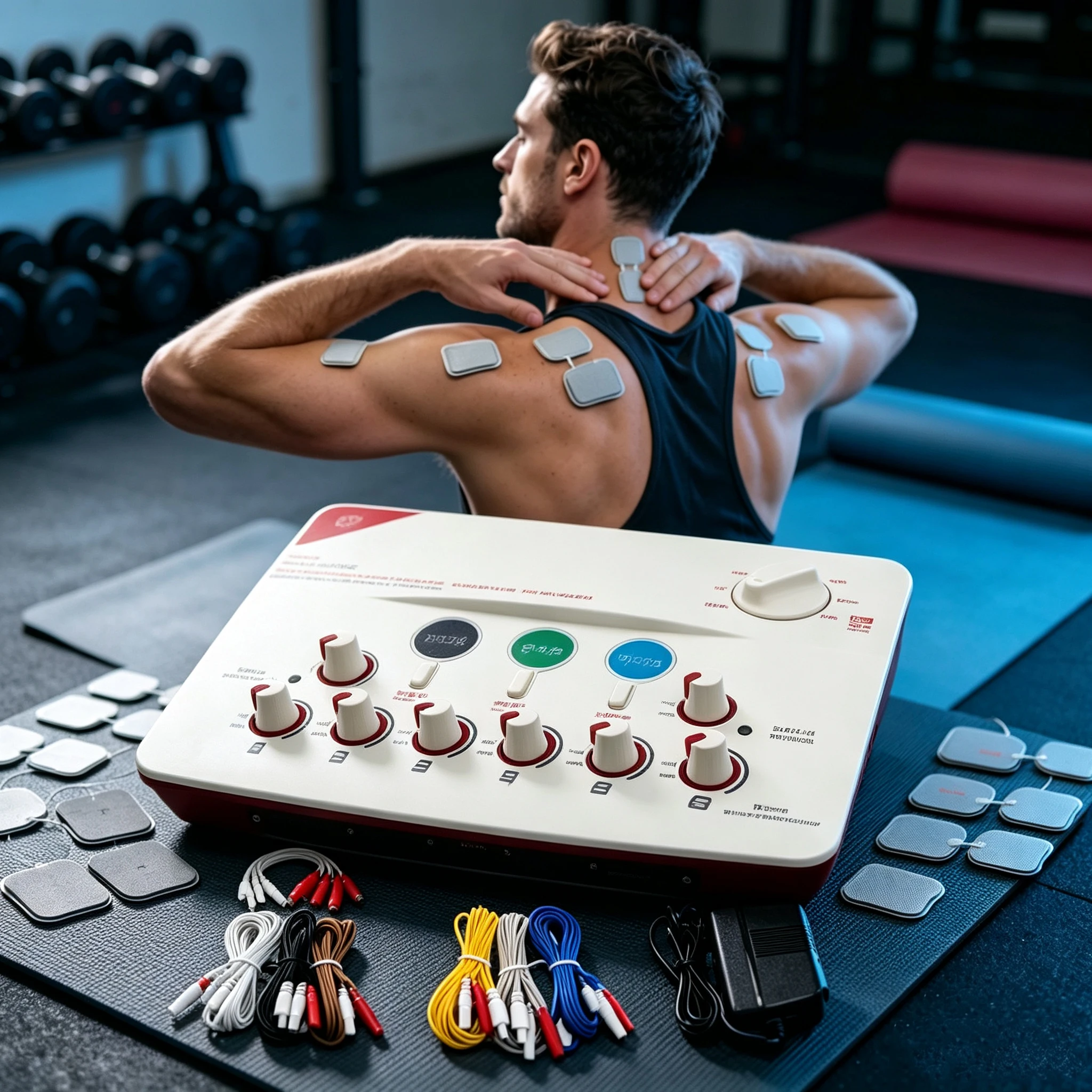 EMS Mikrostrom-Pulsmassagegerät Niederfrequenz-Elektroakupunktur Muskelentspannungs-Massagegerät zur Entspannung und Ermüdungslinderung