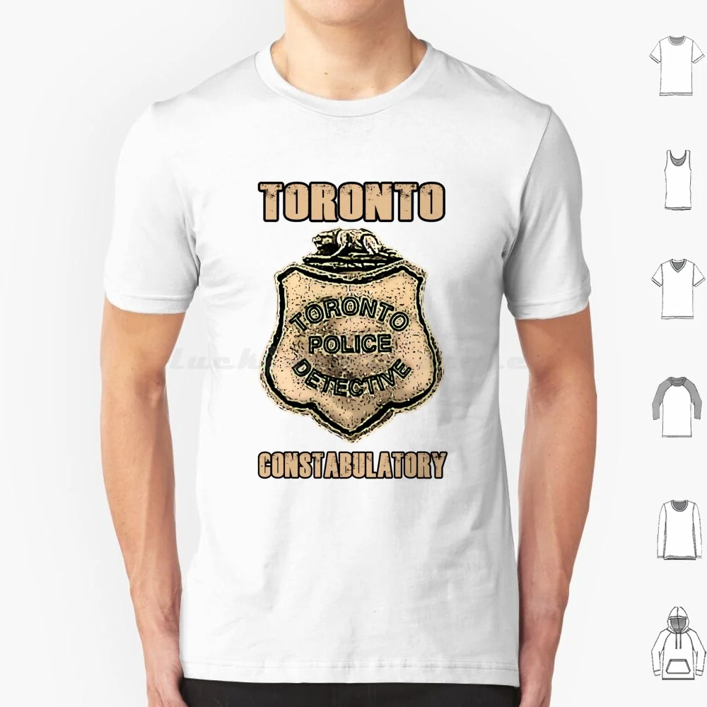 The Toronto Constabulary Police Badge , Canadian Mysteries Inspired T Shirt Cotton Men Women DIY Print Murdoch Mysteries