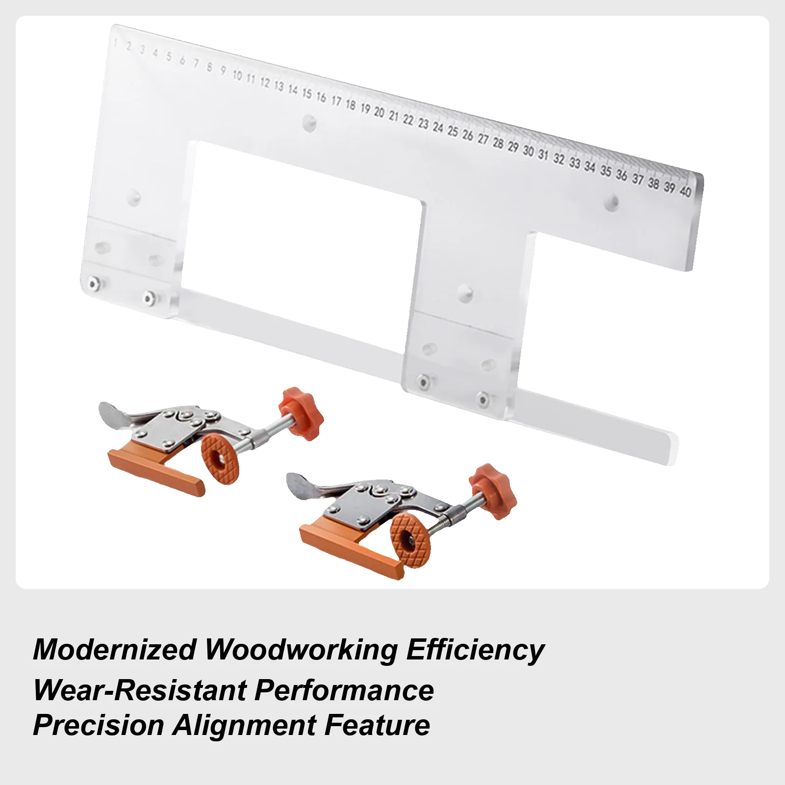 

Woodworking Slotting Mold Adjustable L-shaped Handle-Free Slotting Mold For Professional Cabinet Makers Furniture Manufacturing