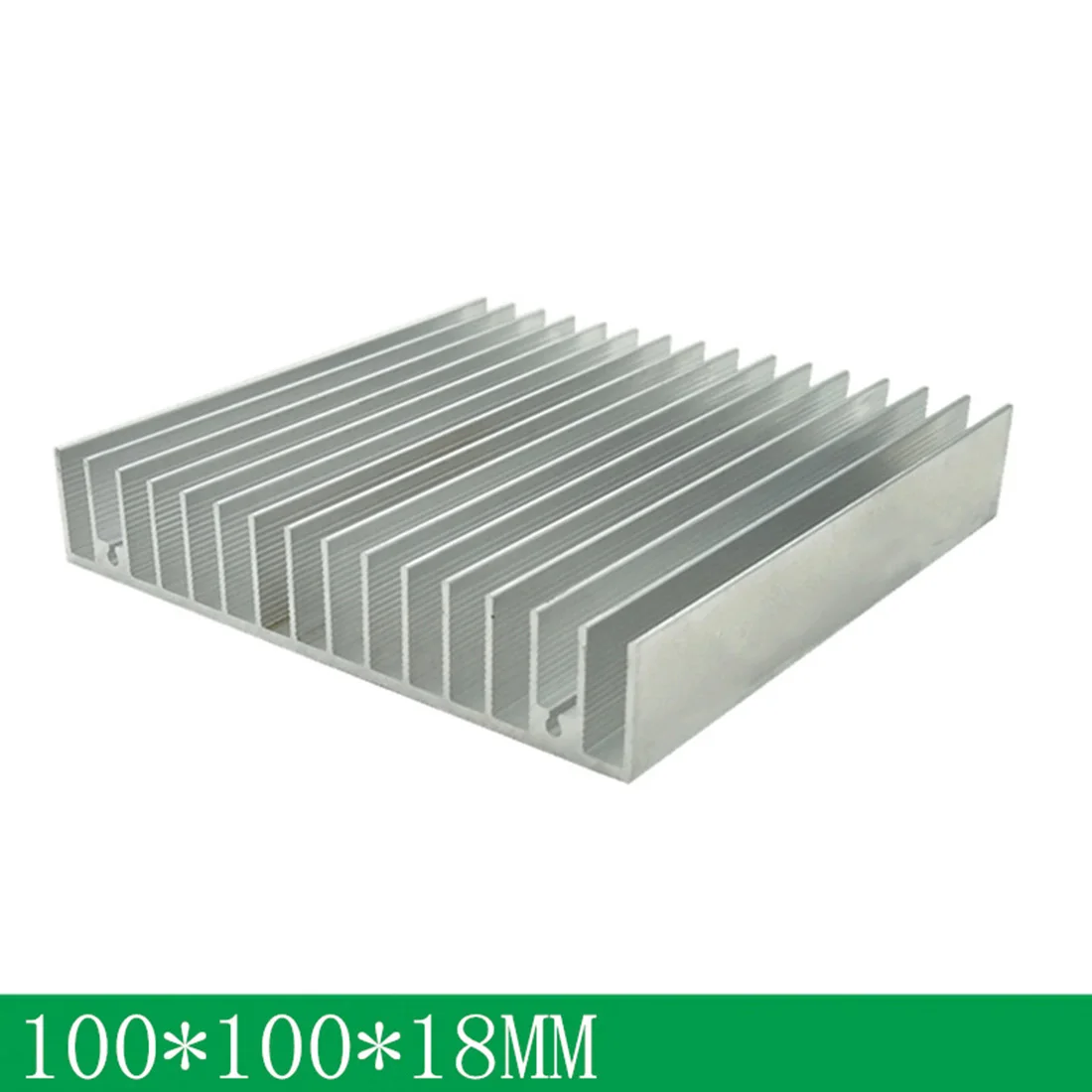 1x radiatore elettronico Cooler Fin dissipatore di calore in alluminio Computer sistema di raffreddamento ad acqua Chip CPU LED 100*100*18mm 80*80*27mm dissipatore di calore