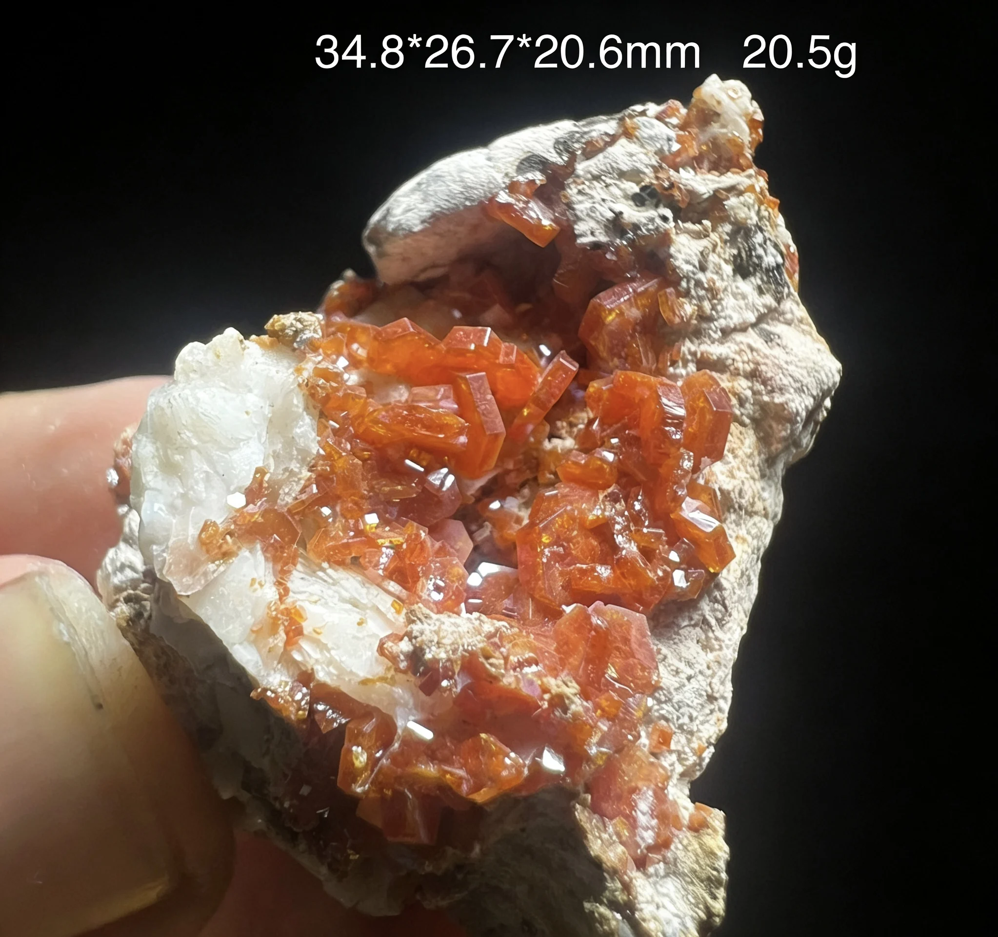 

Natural mineral vanadium lead ore raw stone collection stone display item geological science popularization