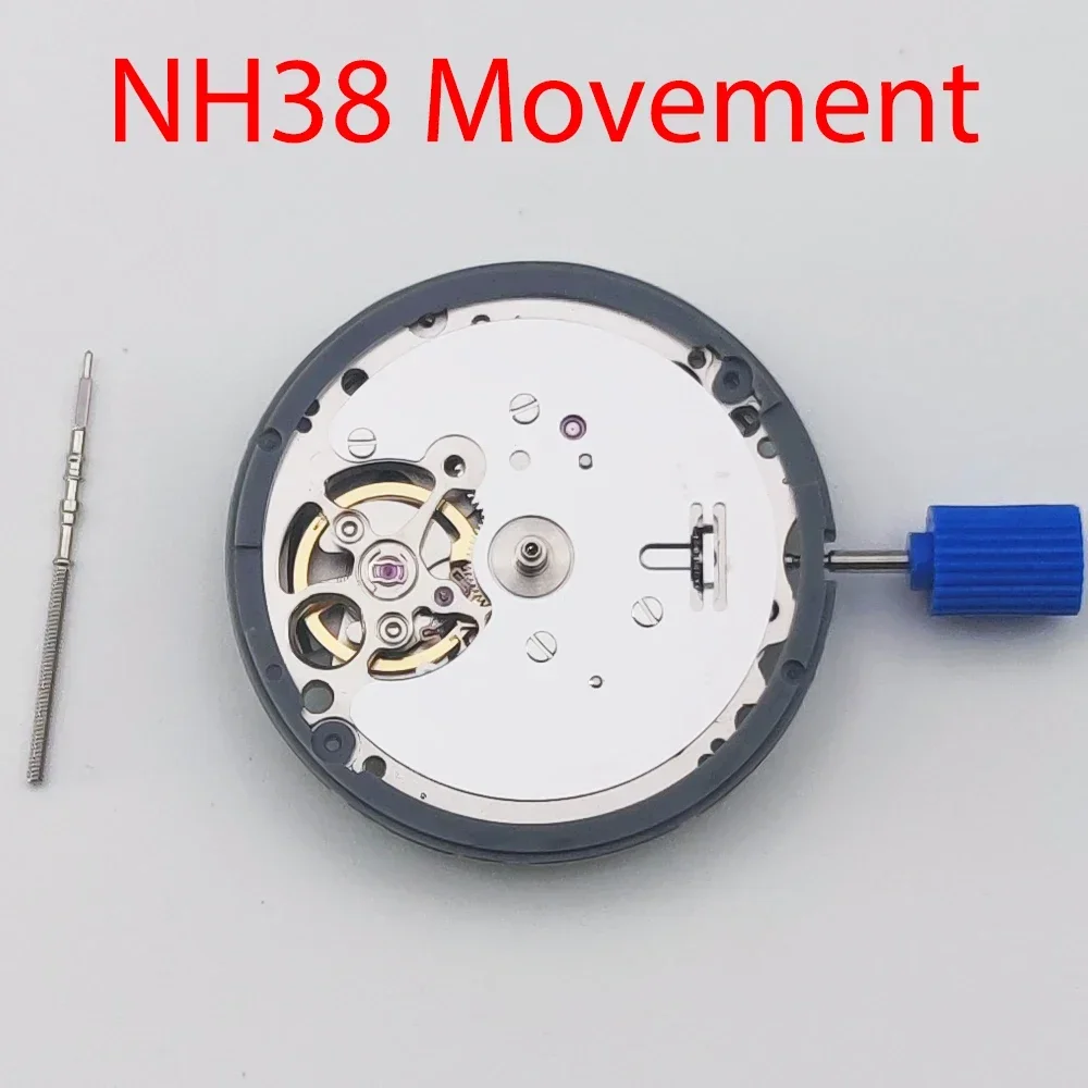 Movimiento NH38 Serie Mod Piezas automáticas de alta precisión Vinte y cuatro joyas Movimiento NH38