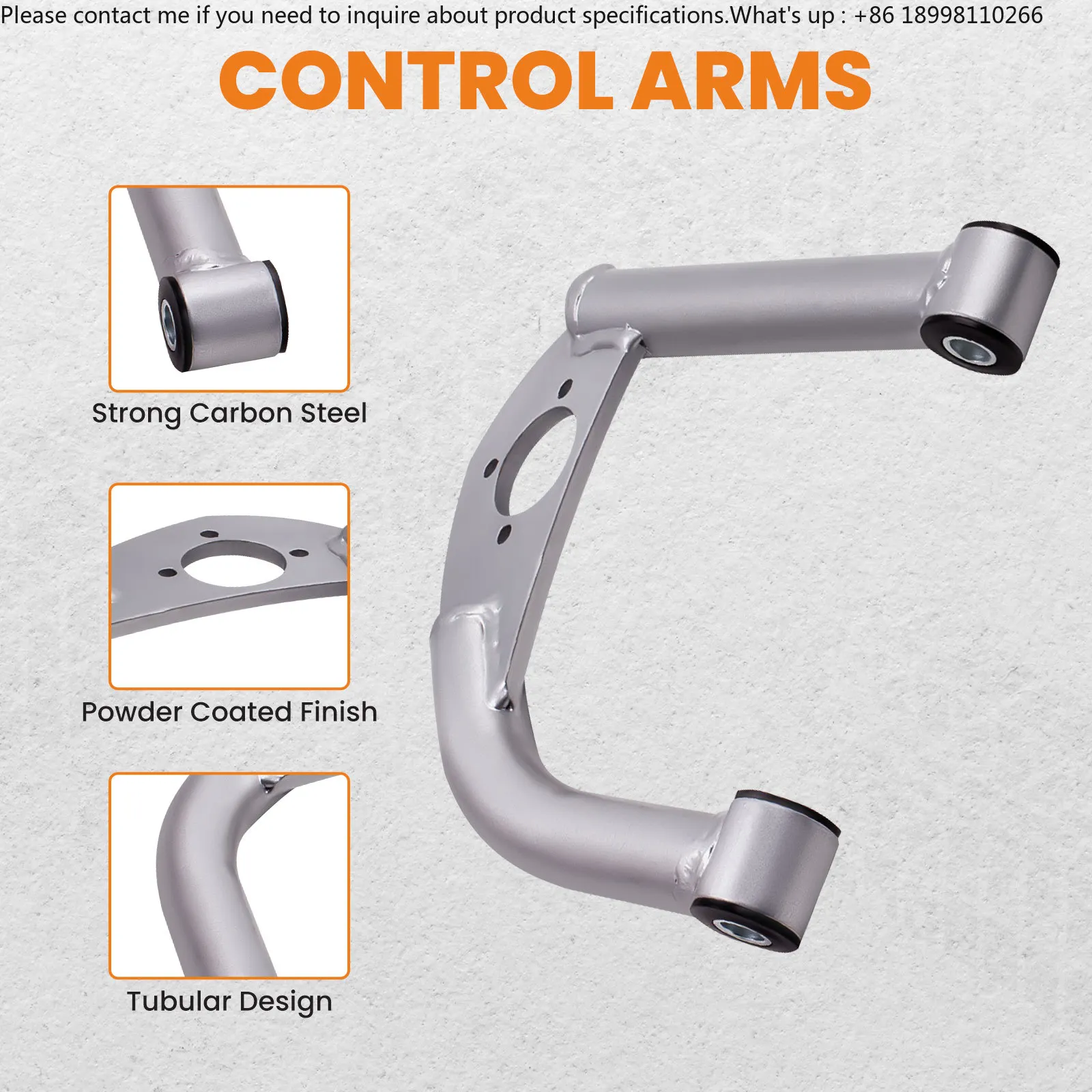 

2x Tubular Front Upper Pair Control Arm A-Arms for GMC F-Body Chevrolet Camaro Pontiac Firebird 1993-2002