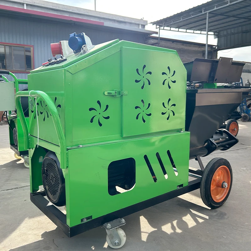 Internal External Wall Mortar Spraying Machine  Small Gypsum Wall Dry Mortar Cement Plaster Sprayer Construction