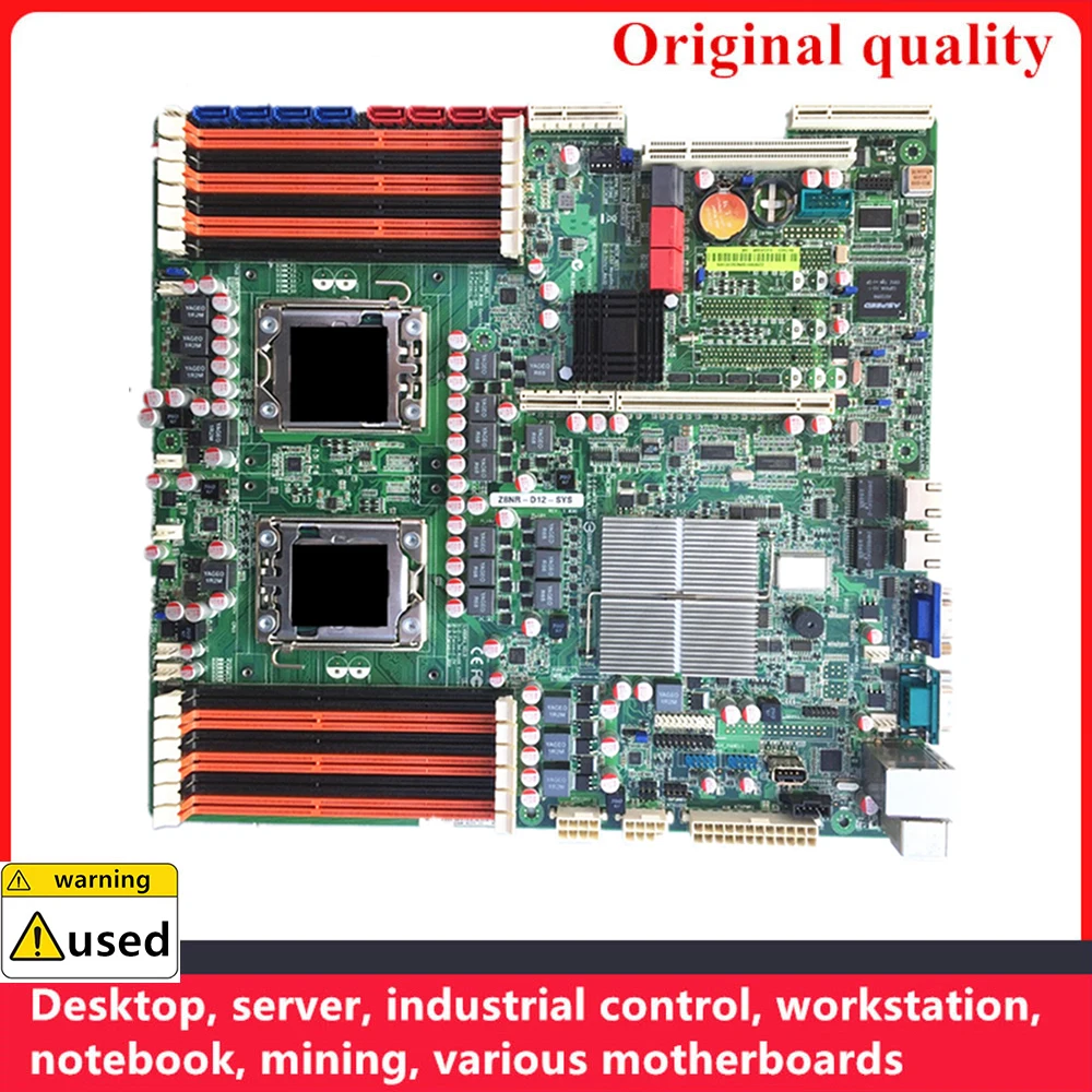 Z8NR-D12-SYS Motherboards, LGA 1366, DDR3, ATX para Intel X58, Overclocking Desktop Mainboard, SATA III, USB 3.0