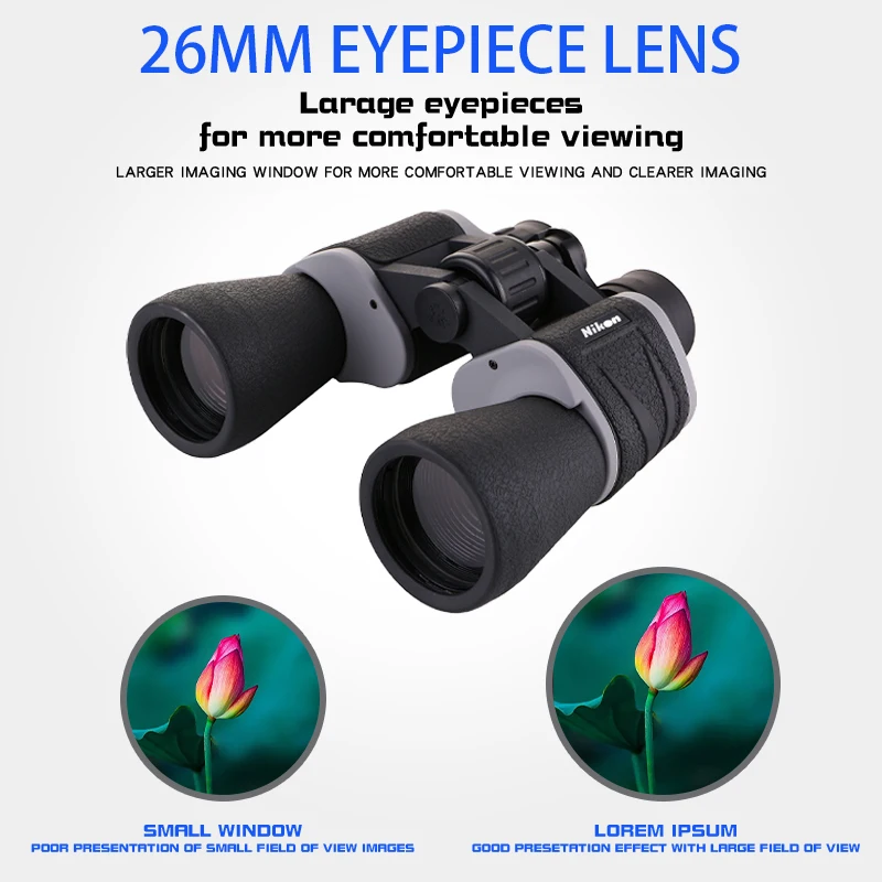 

New Eyebre DX20x50 High magnification Handheld Binocular Telescope HD Blue Film Telescope Concert Sports Outdoor