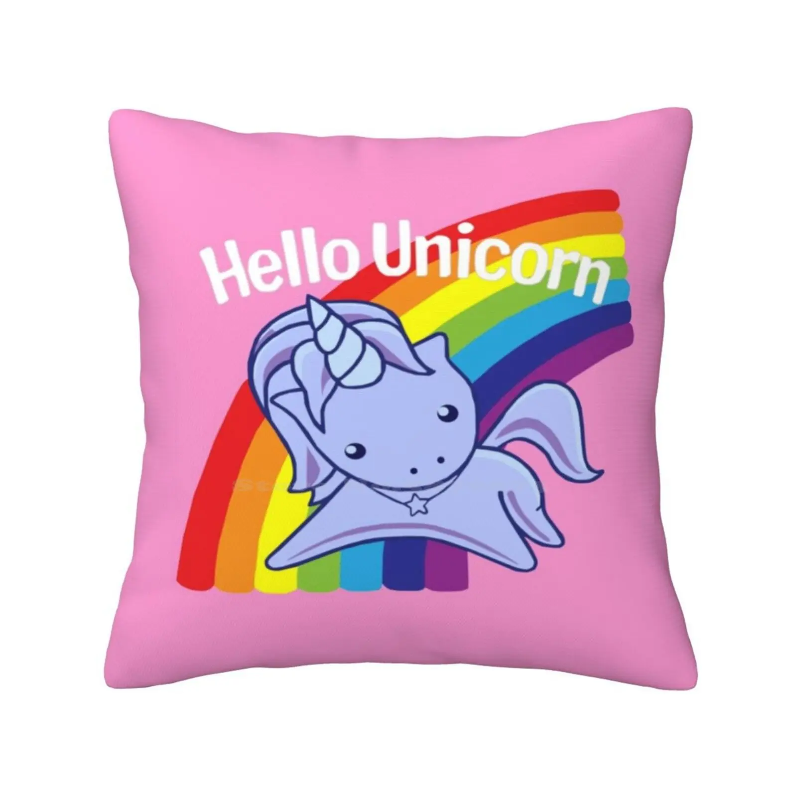 Hello Unicorn Fashion Sofa Throw Pillow Cover Pillowcase Hello Unicorn Rainbow Unicorn Backpack Altered Carbon Backpack Takeshi