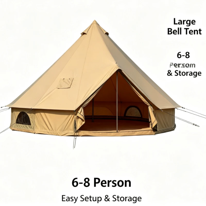 Carpa Piramidal de Tela Oxford - Outdoor Yurt Camping reseña y precio
