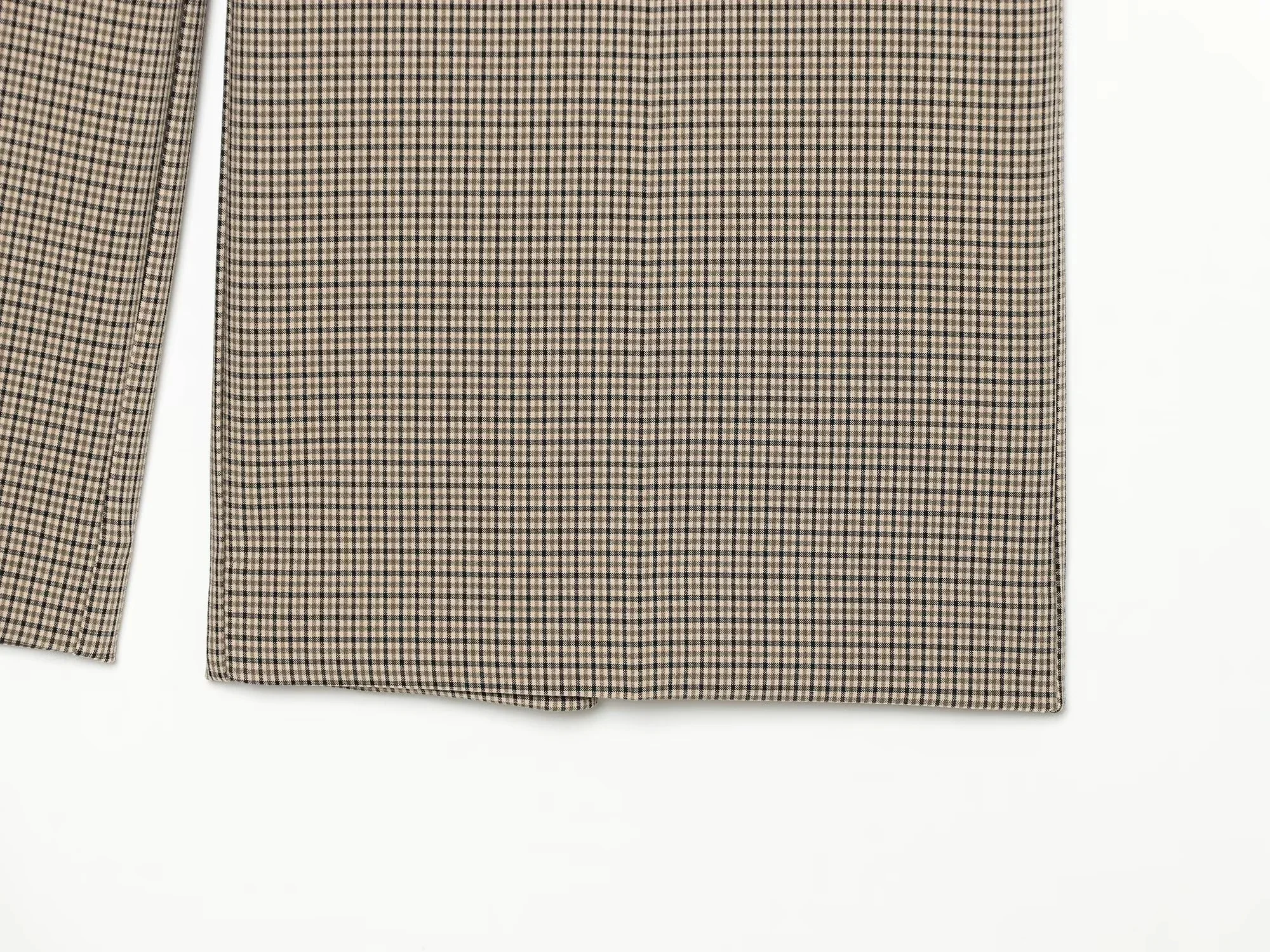 KONDALA Damen Klassisches Elegantes Kariertes Hosen-Set Vintage Lässige Doppelreihige Weste, Gürtel-Crop-Hose 2026 Herbst Chic Pendler-Set – Detail 17